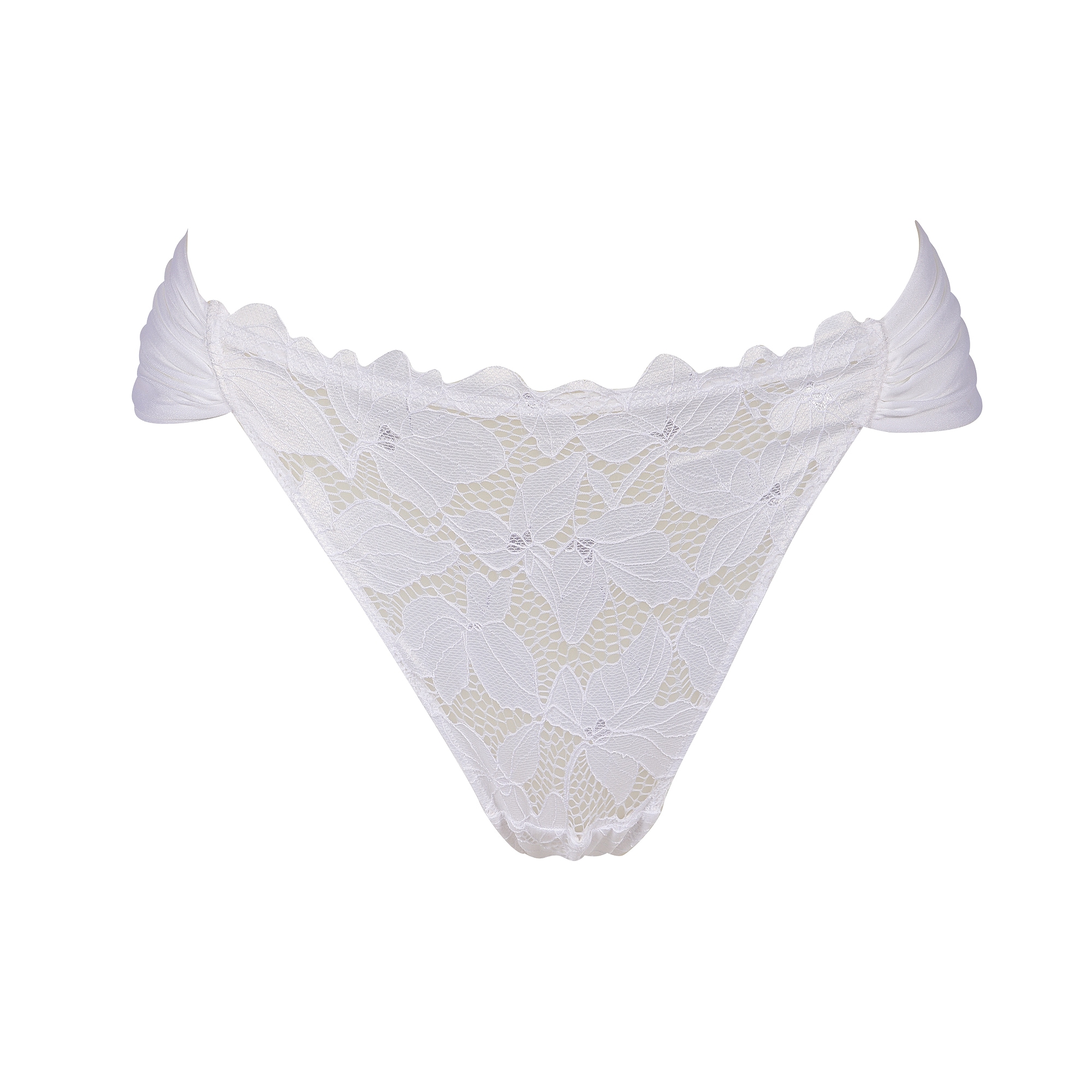 After Eden String »Morgan«, Florale Spitze, Riemchendetails, feminin, bequem, elastisch, eng