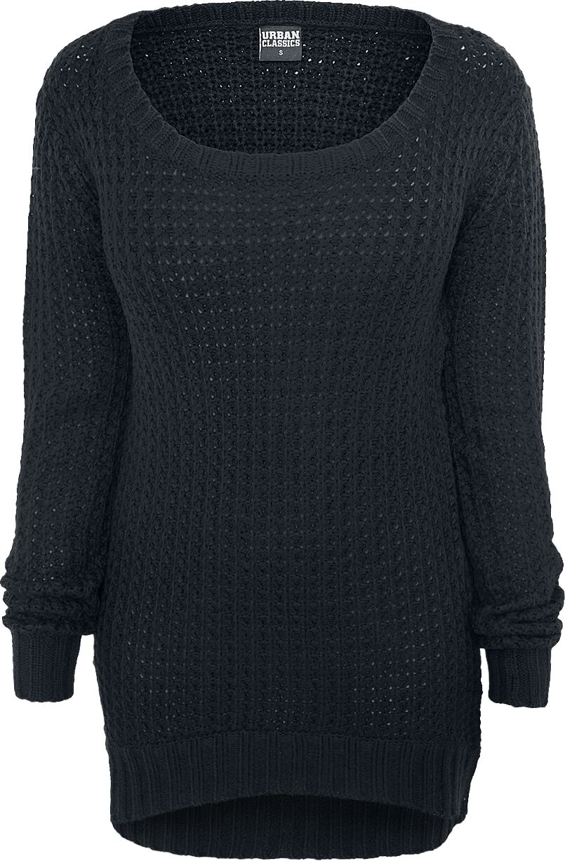 Ladies Sweat Long Wideneck | Urban Classics Pull tricoté