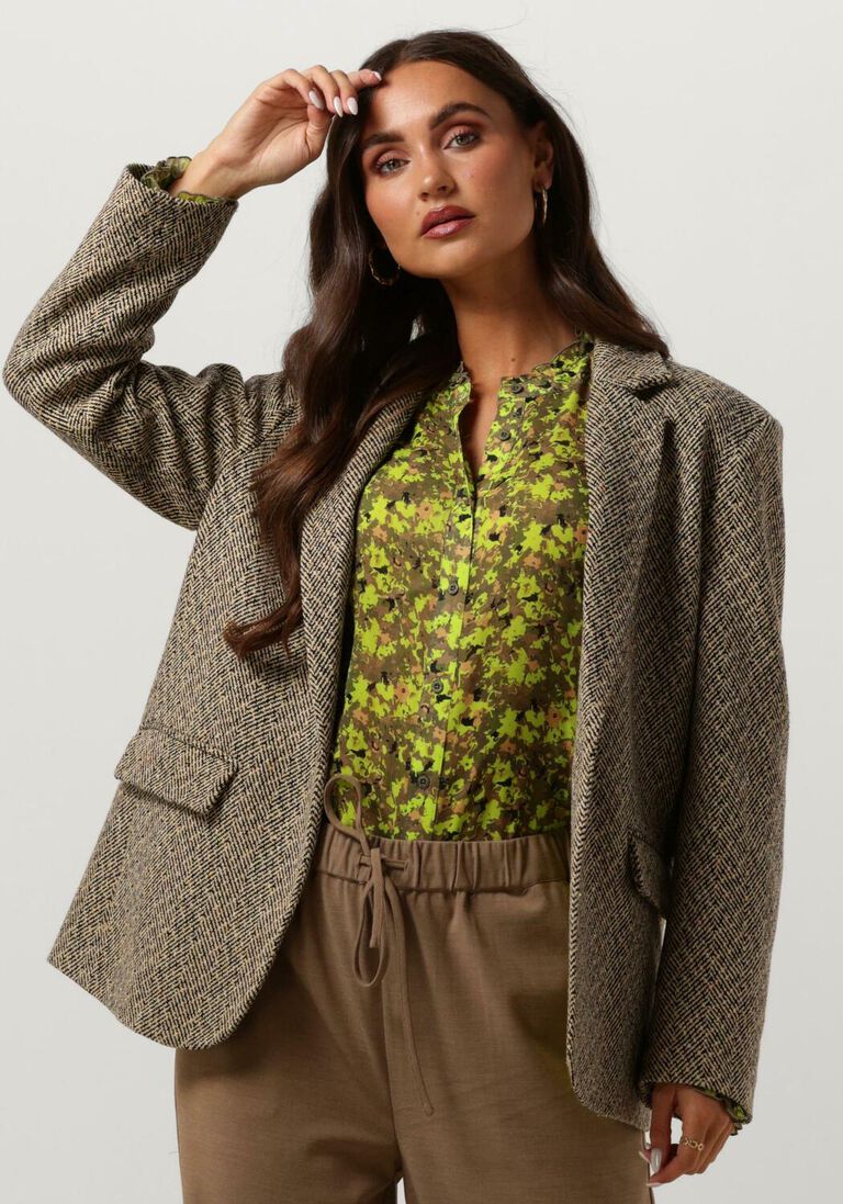 CIRCLE OF TRUST lime circle of trust blazer nora blazer