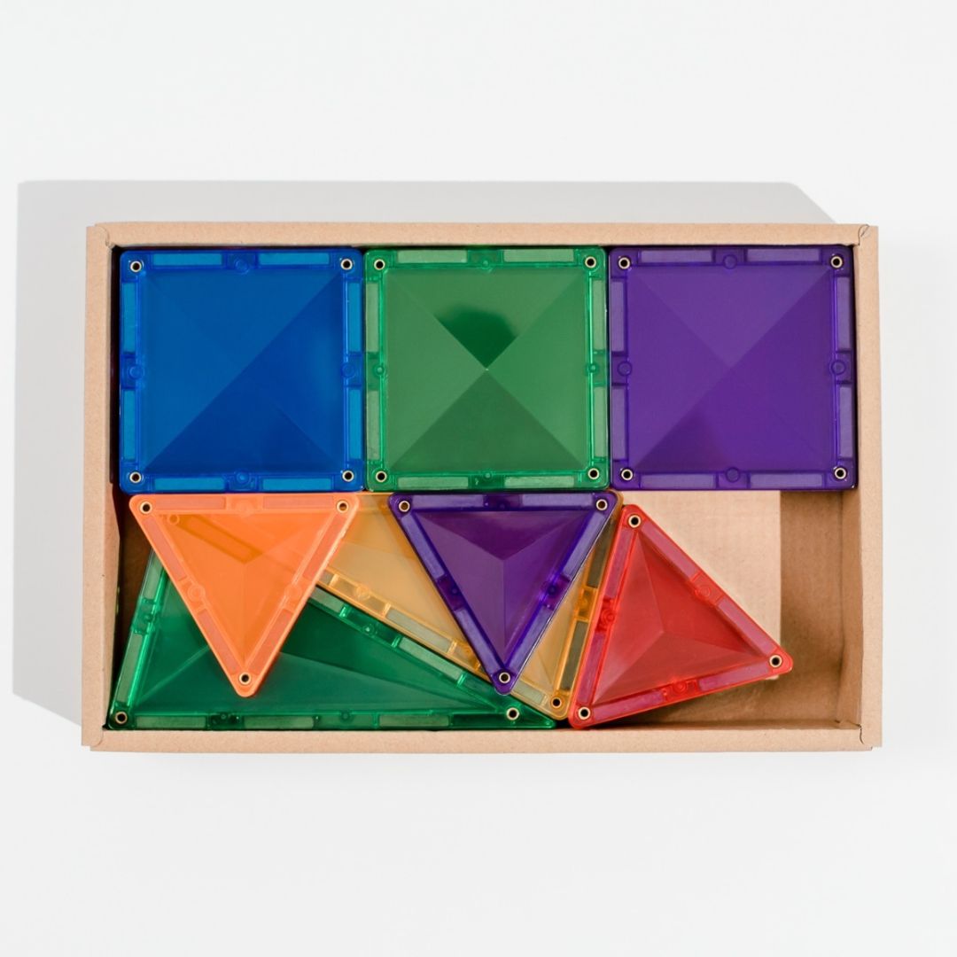 Connetix magnetische tegels mini rainbow - 24st