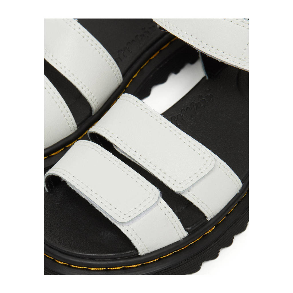 Dr. Martens Klaireleren sandalen wit