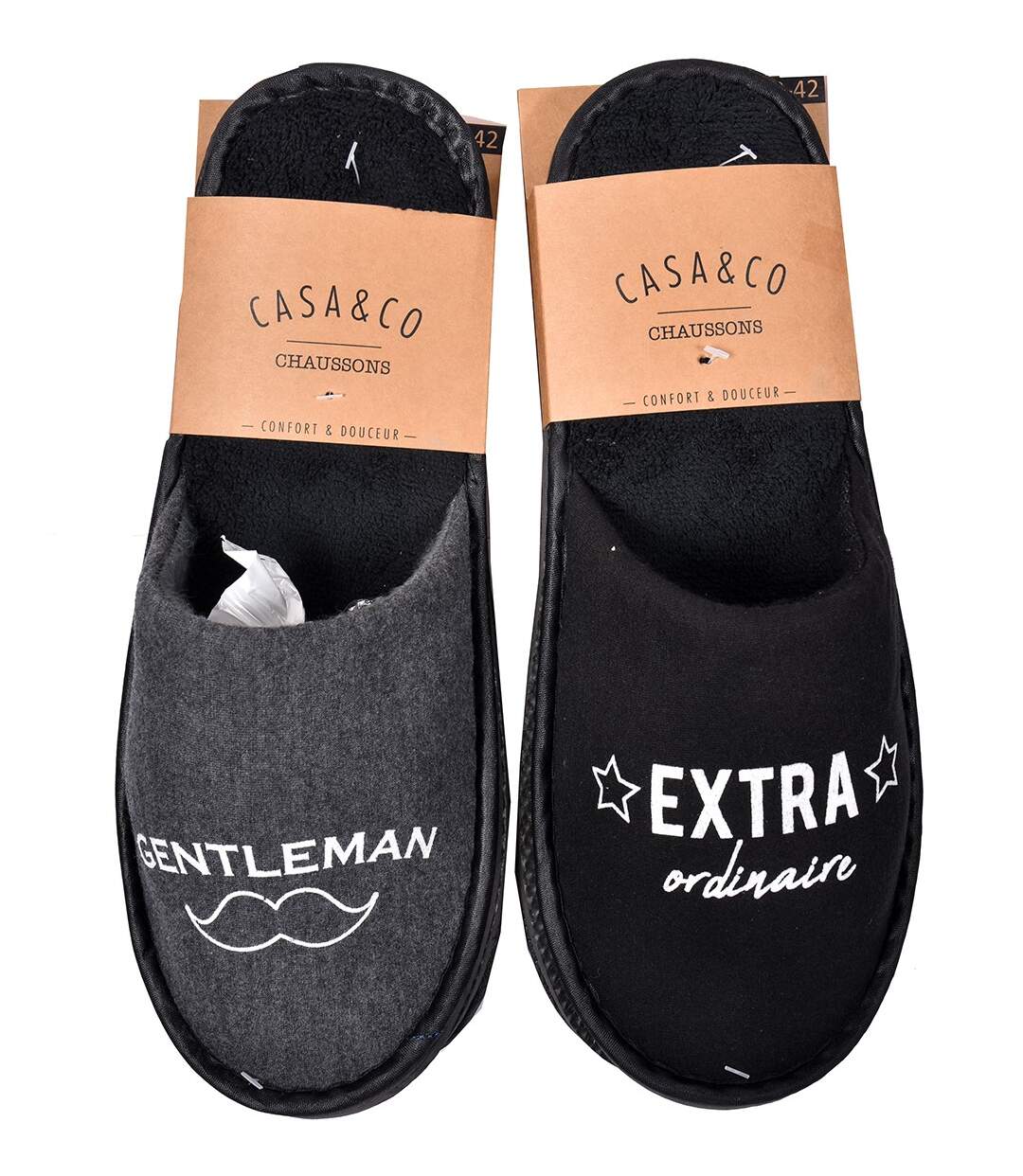 Pantoufles homme lot de 2