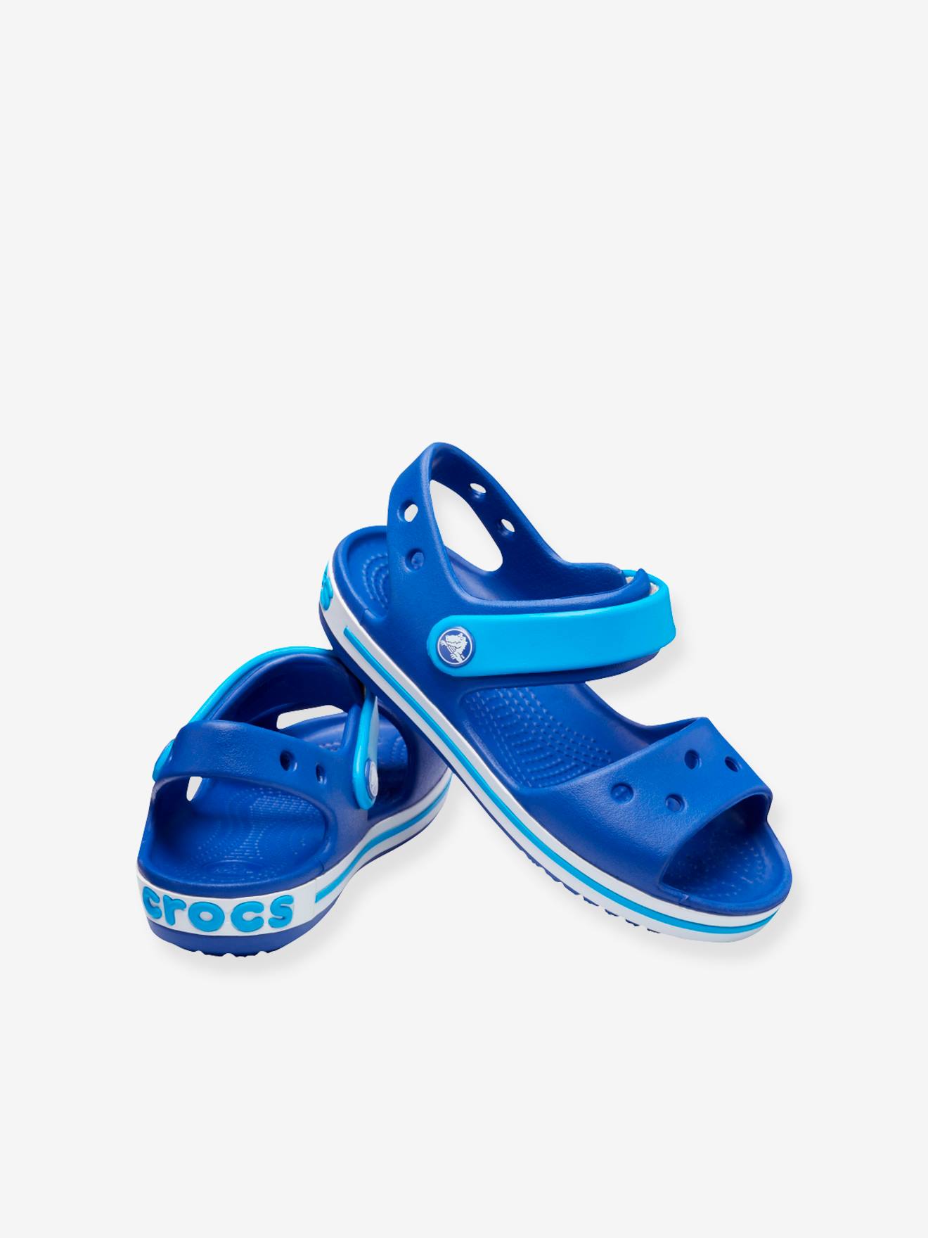 Sandália Crocband Infantil CROCS™ Tamancos para Meninos Rosa Claro Liso