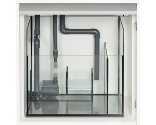 EHEIM incpiria 430 zeeaquariumcombinatie met LED-verlichting, circulatiepomp en verlichte kast, grafiet