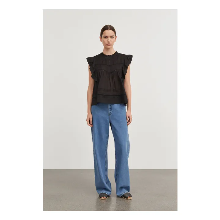 Skall Studio Top Mirabelle | Noir