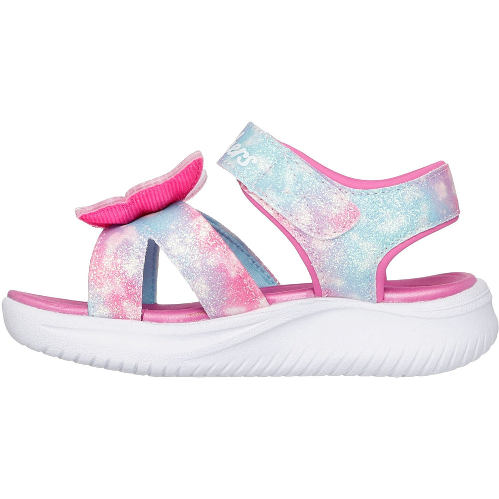 Køb Skechers Pink S Lights - Jumpsters Sandal – Butterfly Brights