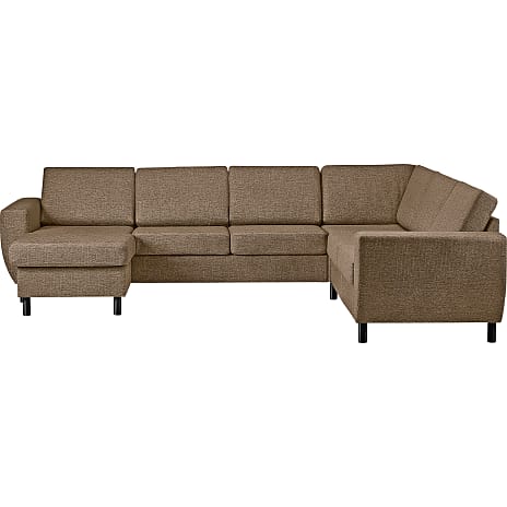 Rom Nordic vendbar hjørnesofa med chaiselong - taupe