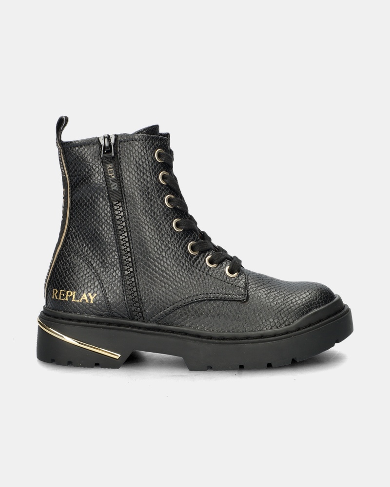 Replay Joplin Veterboots  - zwart