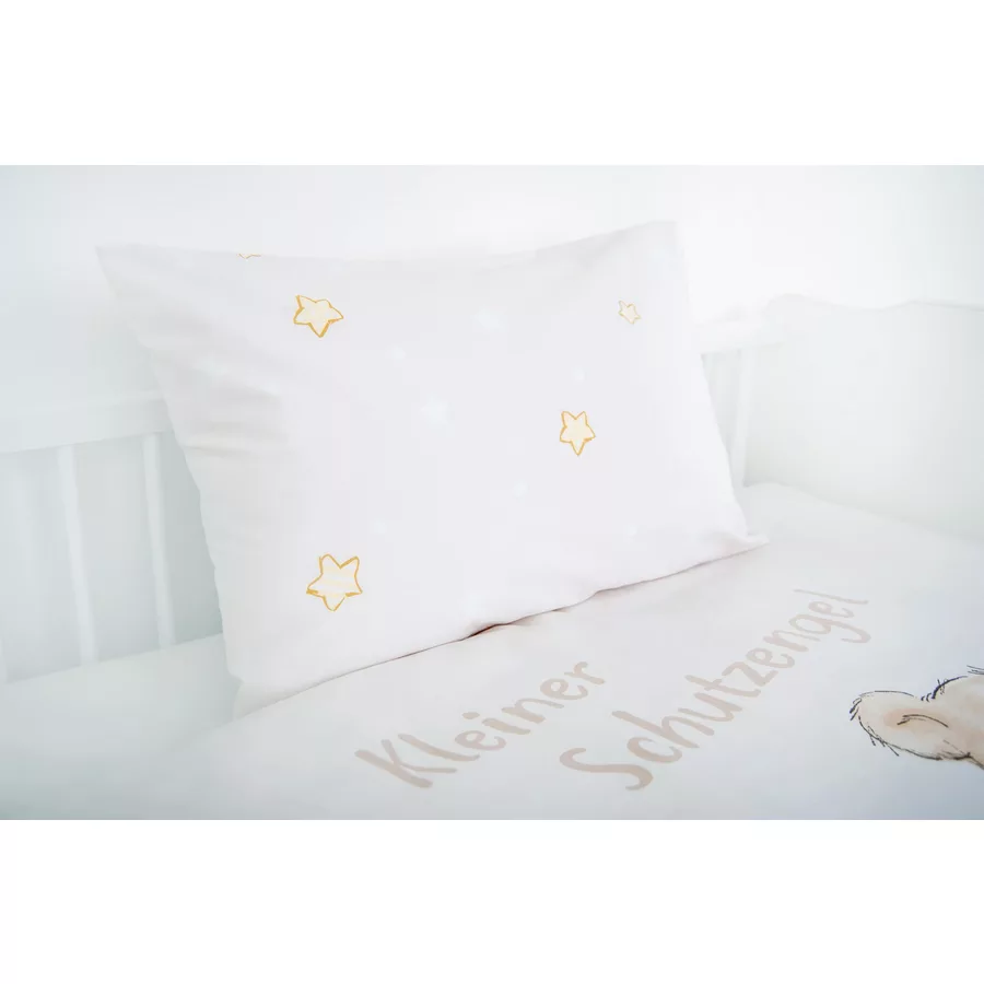babybest®Flanell-Bettwäsche Kleiner Schutzengel 100 x 135 cm