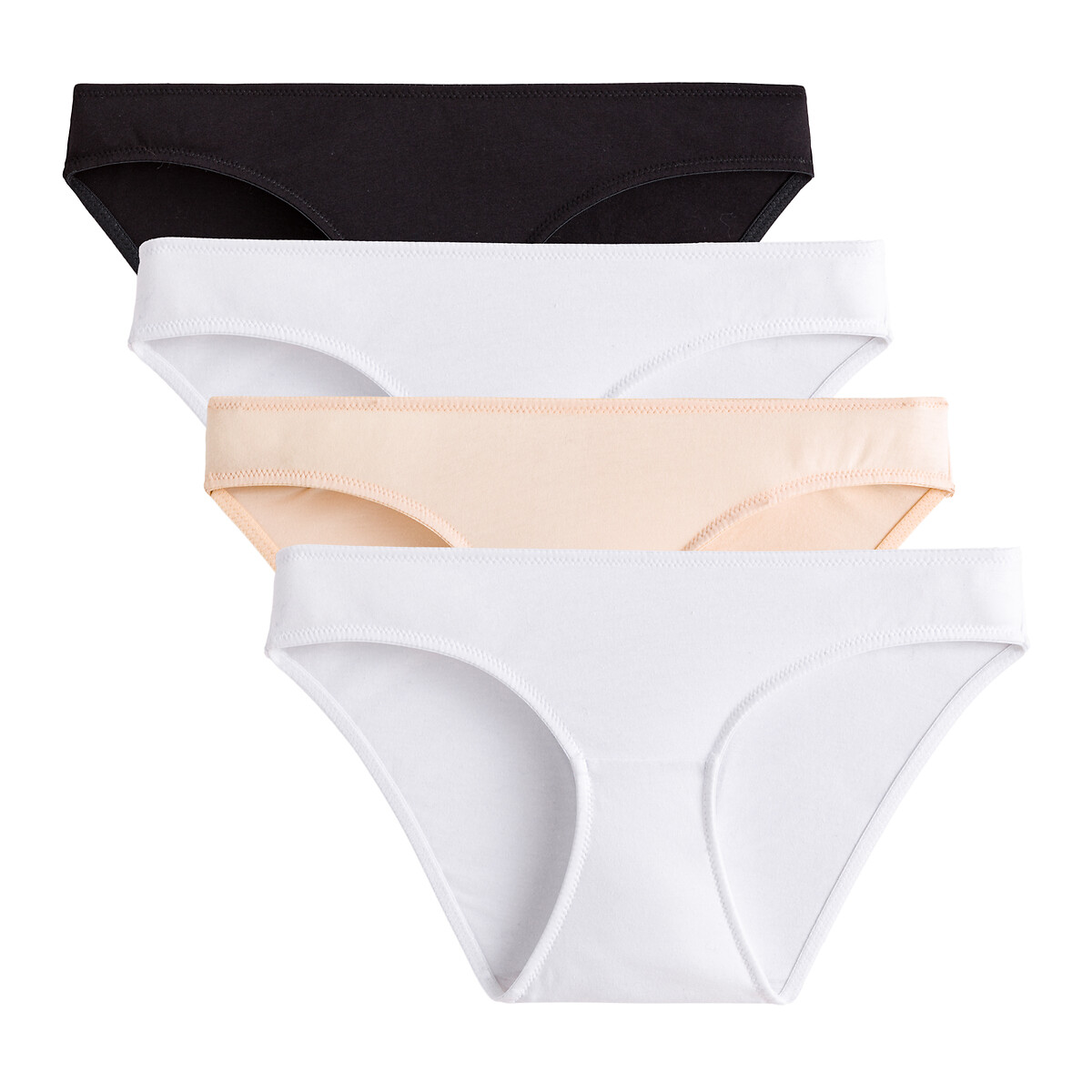 COLEÇÃO LA REDOUTE<br>Conjunto de 4 calcinhas de maternidade