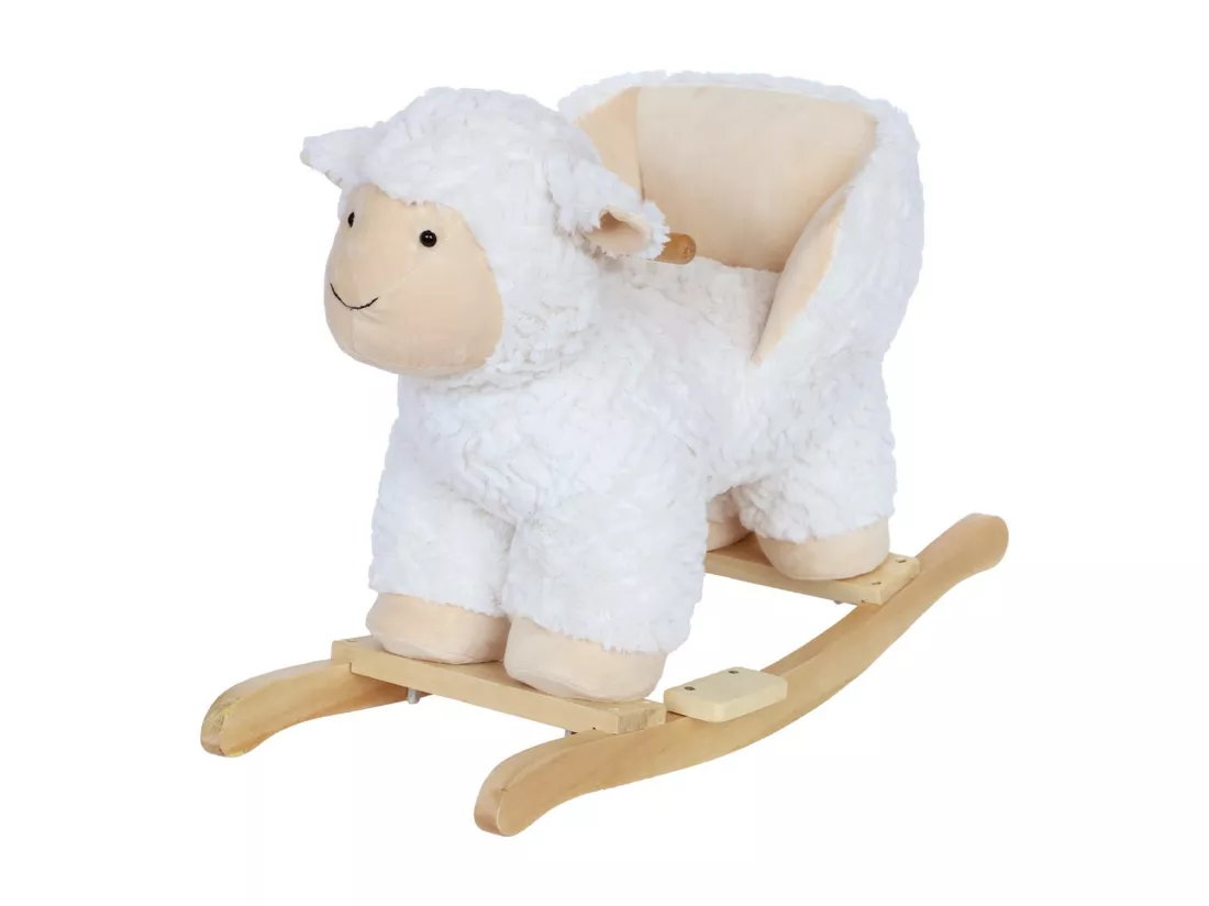 Fauteuil mouton à bascule pour enfant