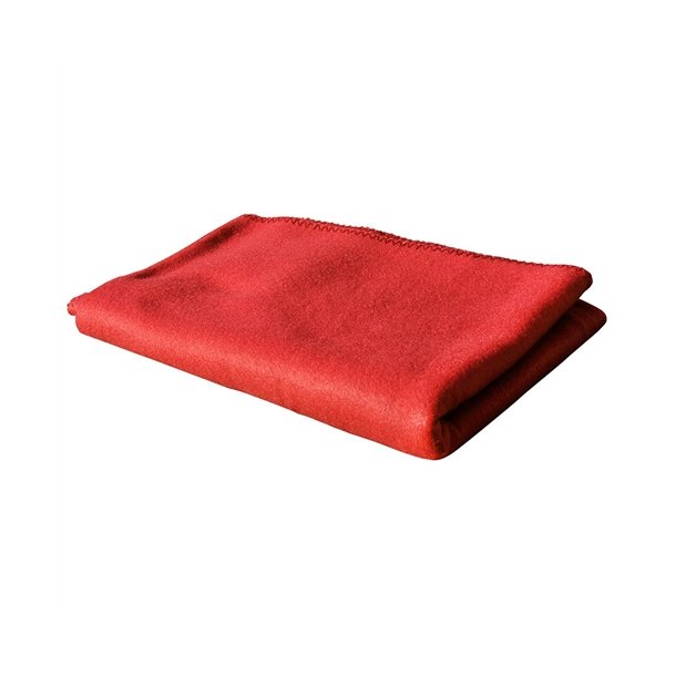 Polar fleece tæppe 130 cm x 160 cm red