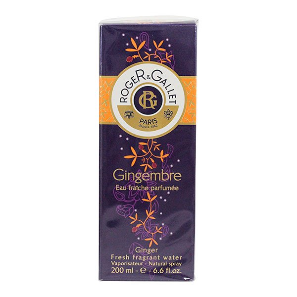 Eau fraîche parfumée gingembre 200ml