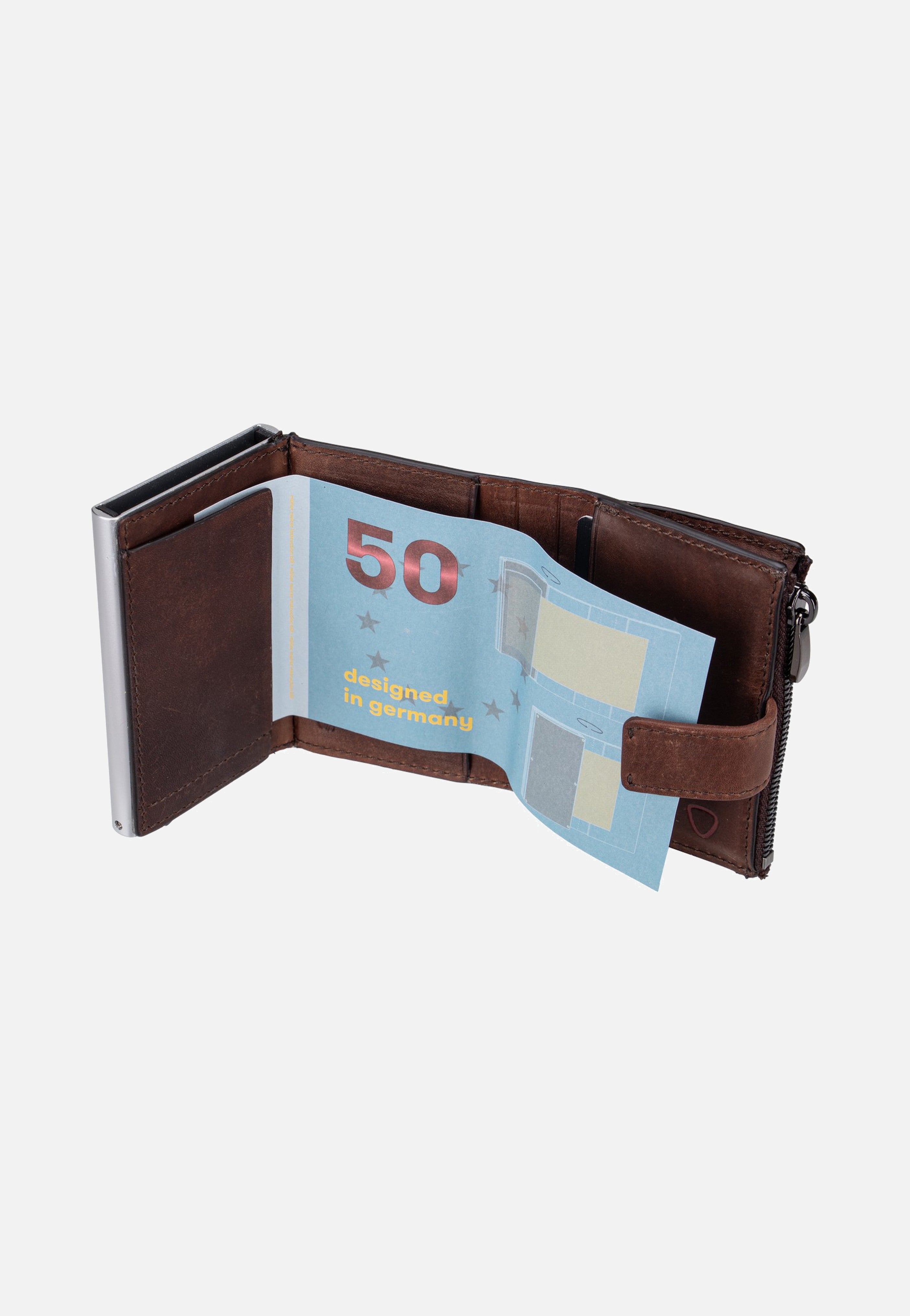 Camden C-Four E-Cage SV8 Dark Brown - Portemonnaie
