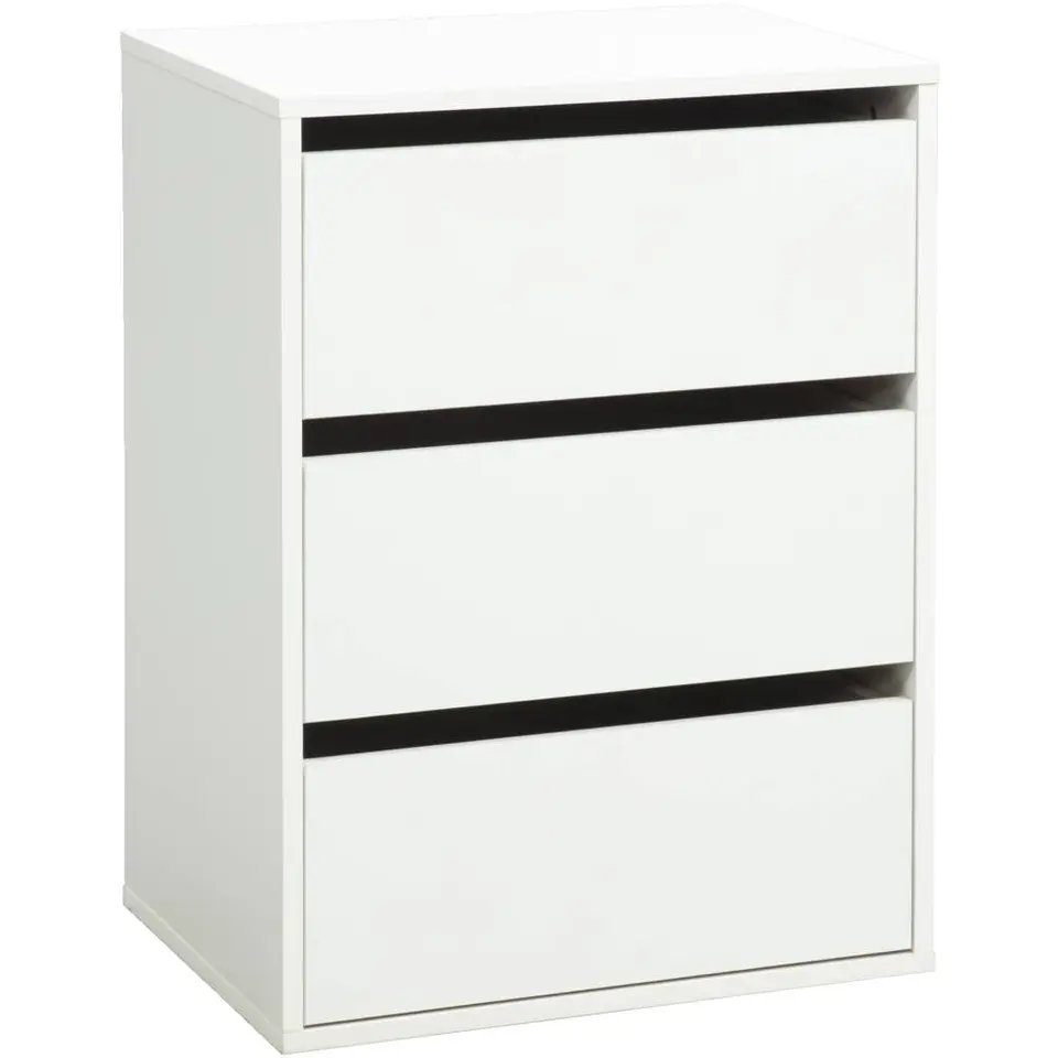 Ladeblok Bergamo - wit - 70,2x51x39,9 cm