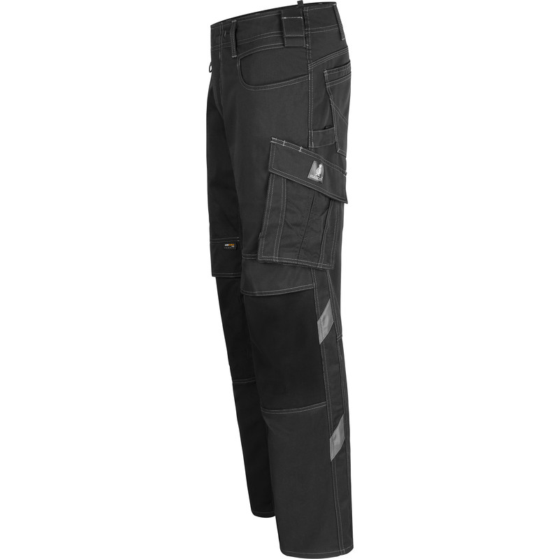 MASCOT® Mannheim broek met kniezakken 46R antraciet/ zwart