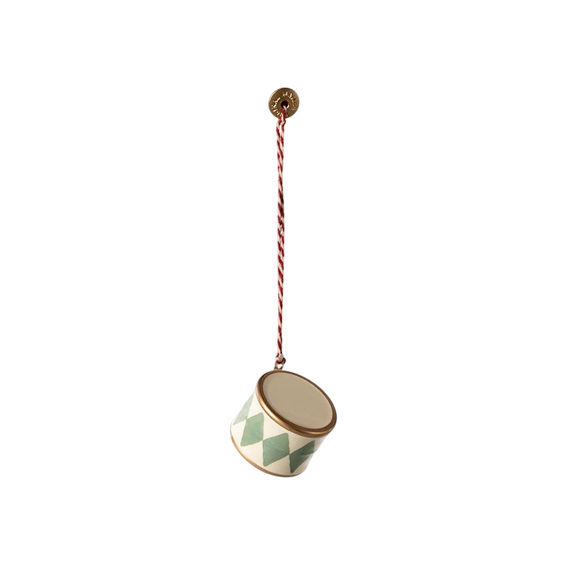 Maileg Metallornament Kleine Trommel Mint