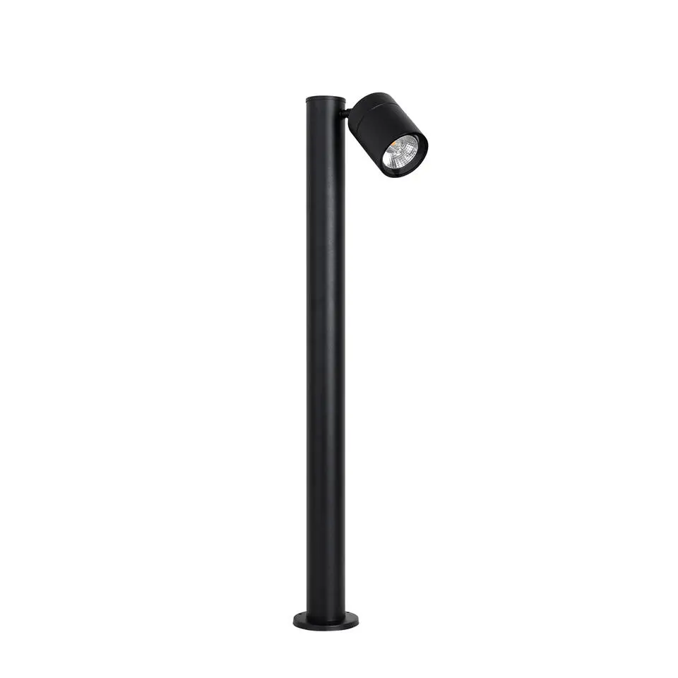 Qazqa staande buitenlampen solo zwart gu10