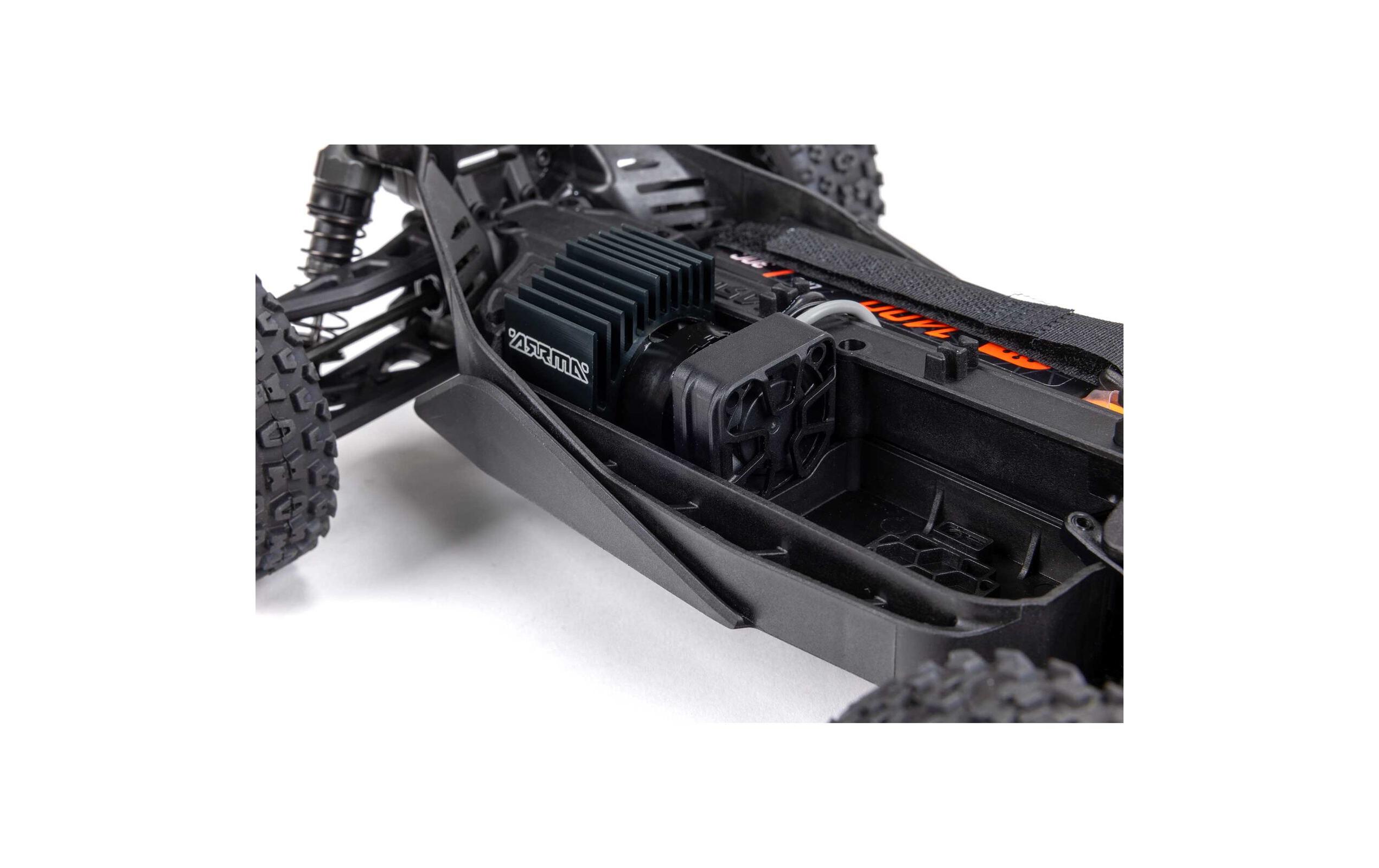 Buggy Typhon Grom Mega 380 Blau, RTR, 1:18<br>Robuster 4wd mini RC Buggy mit Spektrum Technik