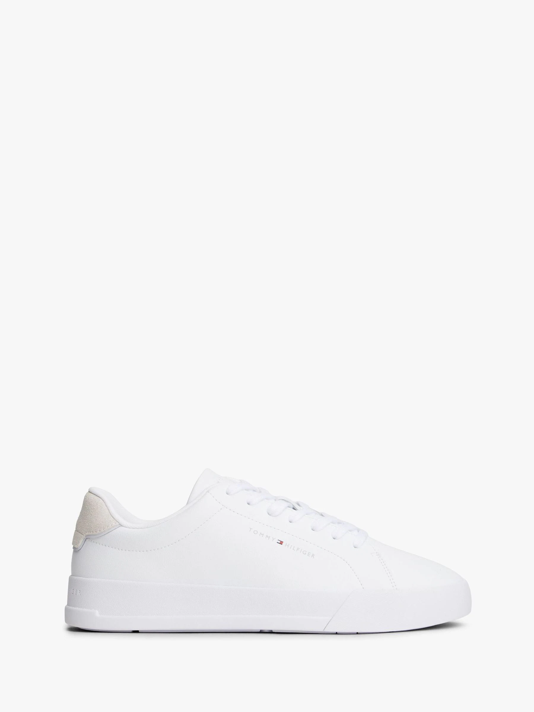 Tommy Hilfiger Logo Court Leather Trainers