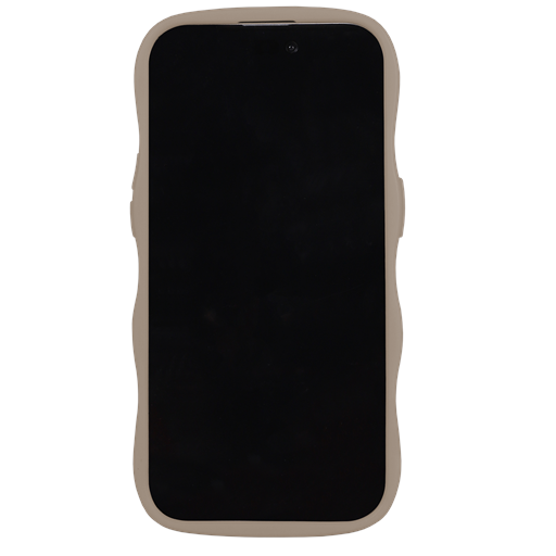holdit Iphone 15 Pro Max Wavy Cover, Mocha Brown