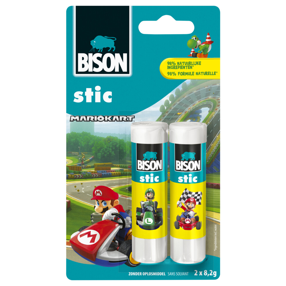 Bison Lijmstift Stic Mario Kart2 x 8,2 gr