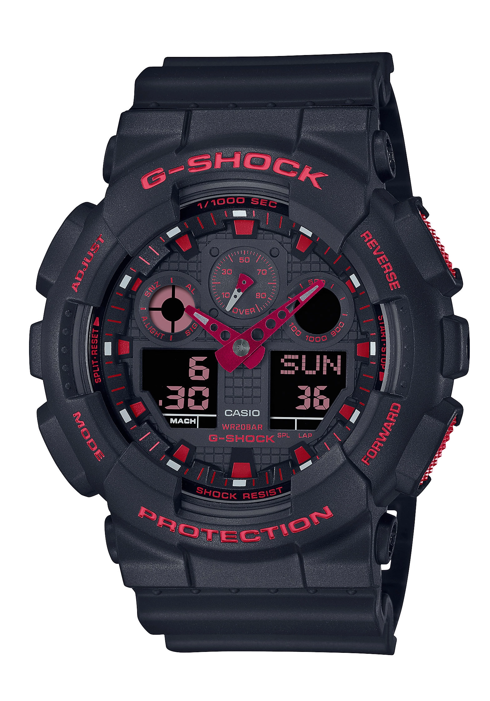 Casio G-Shock Outdoor Uhr Schwarz GA-100BNR-1AER