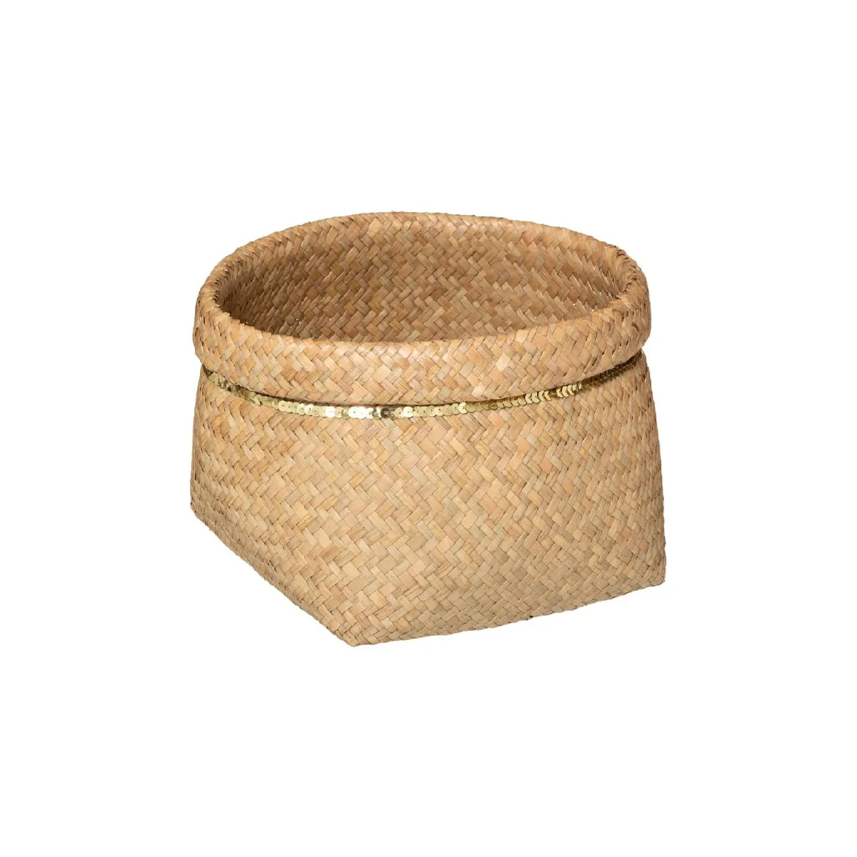 Atmosphera, Createur D'Interieur Panier Sequins Atmosphera - Beige