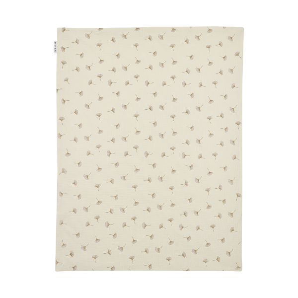 Meyco Deken Borduur Pre-Washed - 100 x 150 cm - Hydrofiel/Badstof Ginkgo - Soft Sand