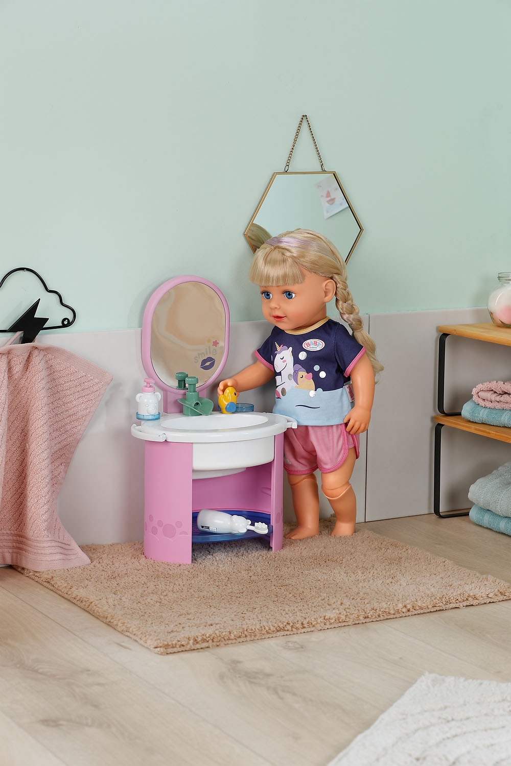 Baby Born Puppen Spielcenter »Handwaschbecken«