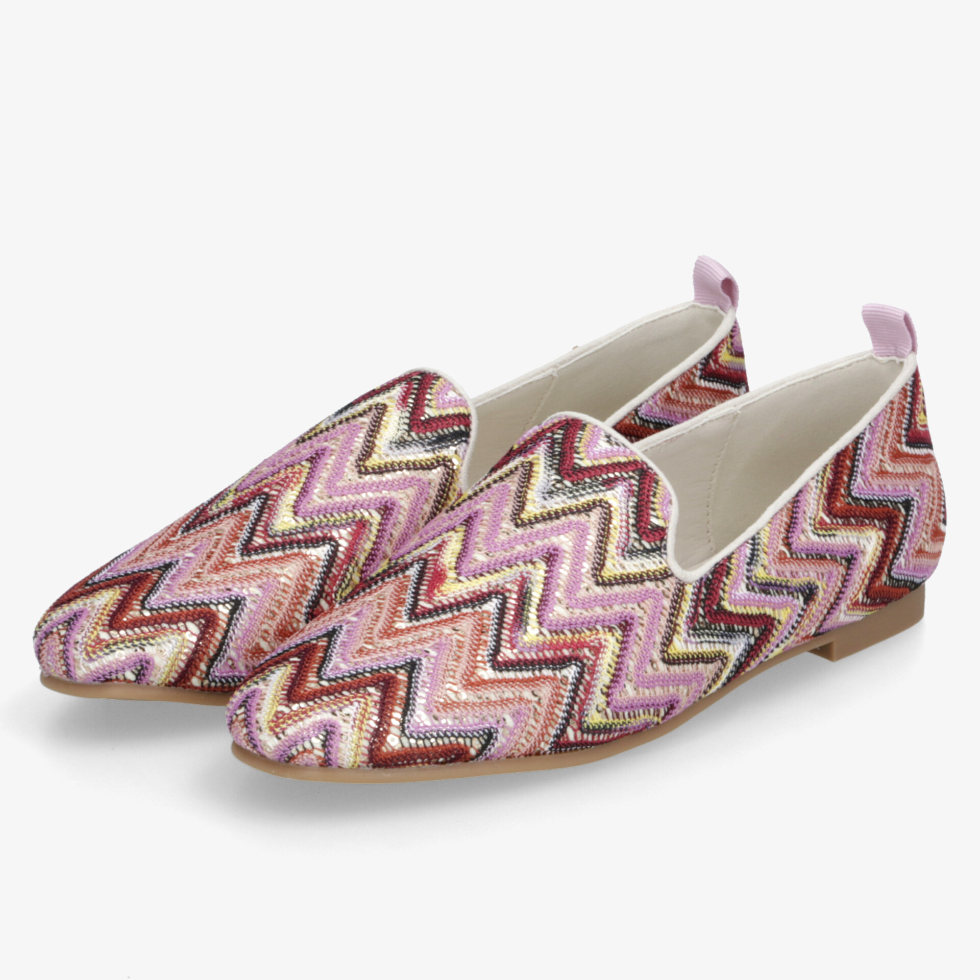 la strada Damen Slipper rosa