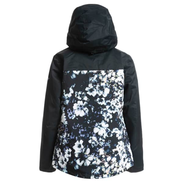 Veste de ski ROXY JETTY BLOCK JK TRUE BLACK BLACK FLOWERS
