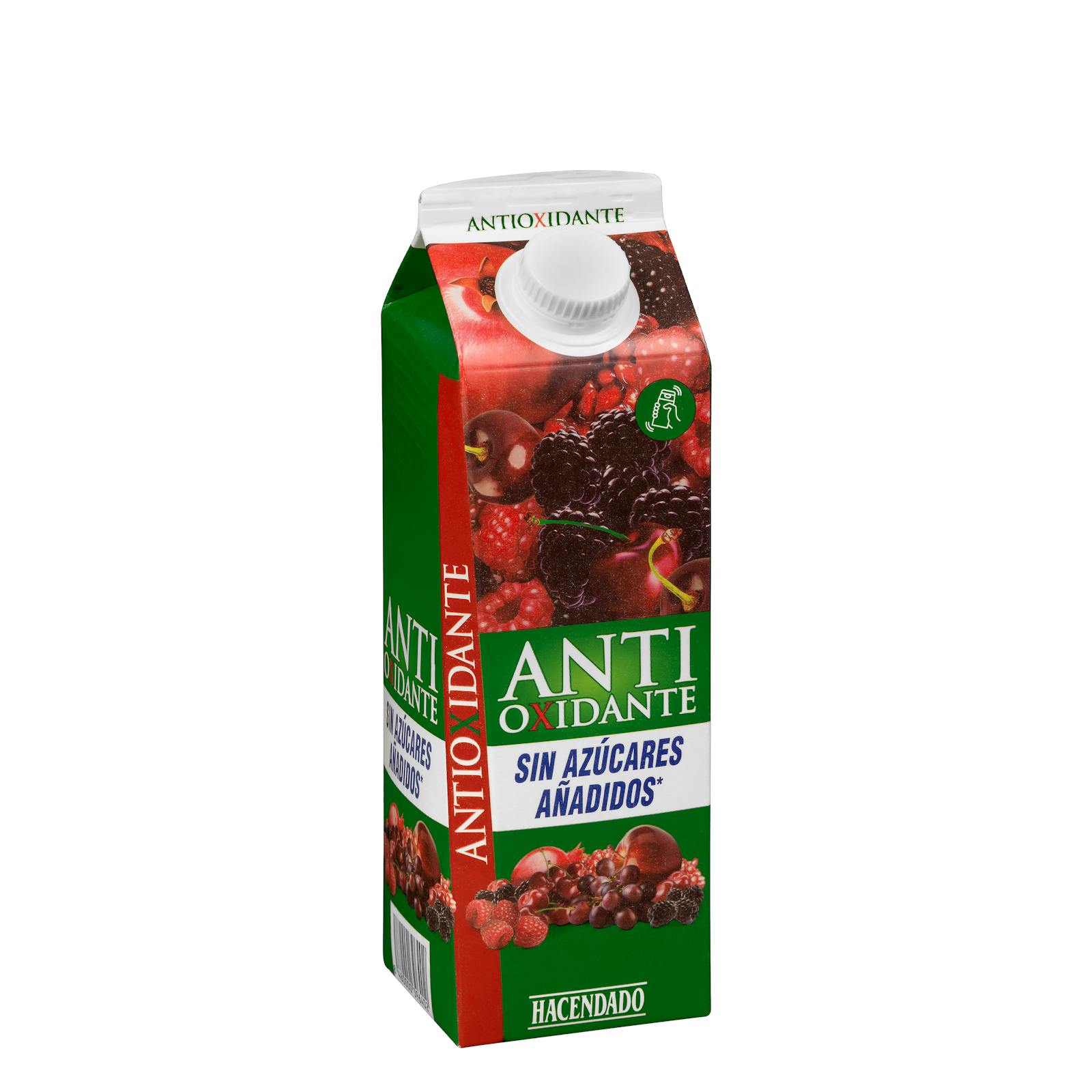 Boisson antioxydante aux fruits rouges Hacendado sans sucres ajoutés