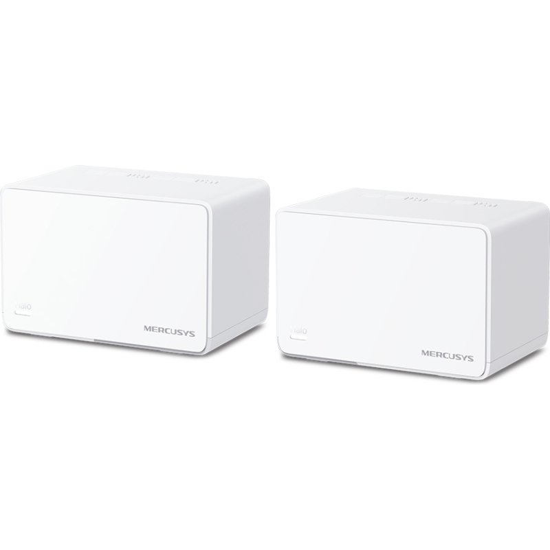Mercusys Halo H80X (2-pack) Bi-bande (2,4 GHz / 5 GHz) Wi-Fi 6 (802.11ax) Blanc 3 Interne