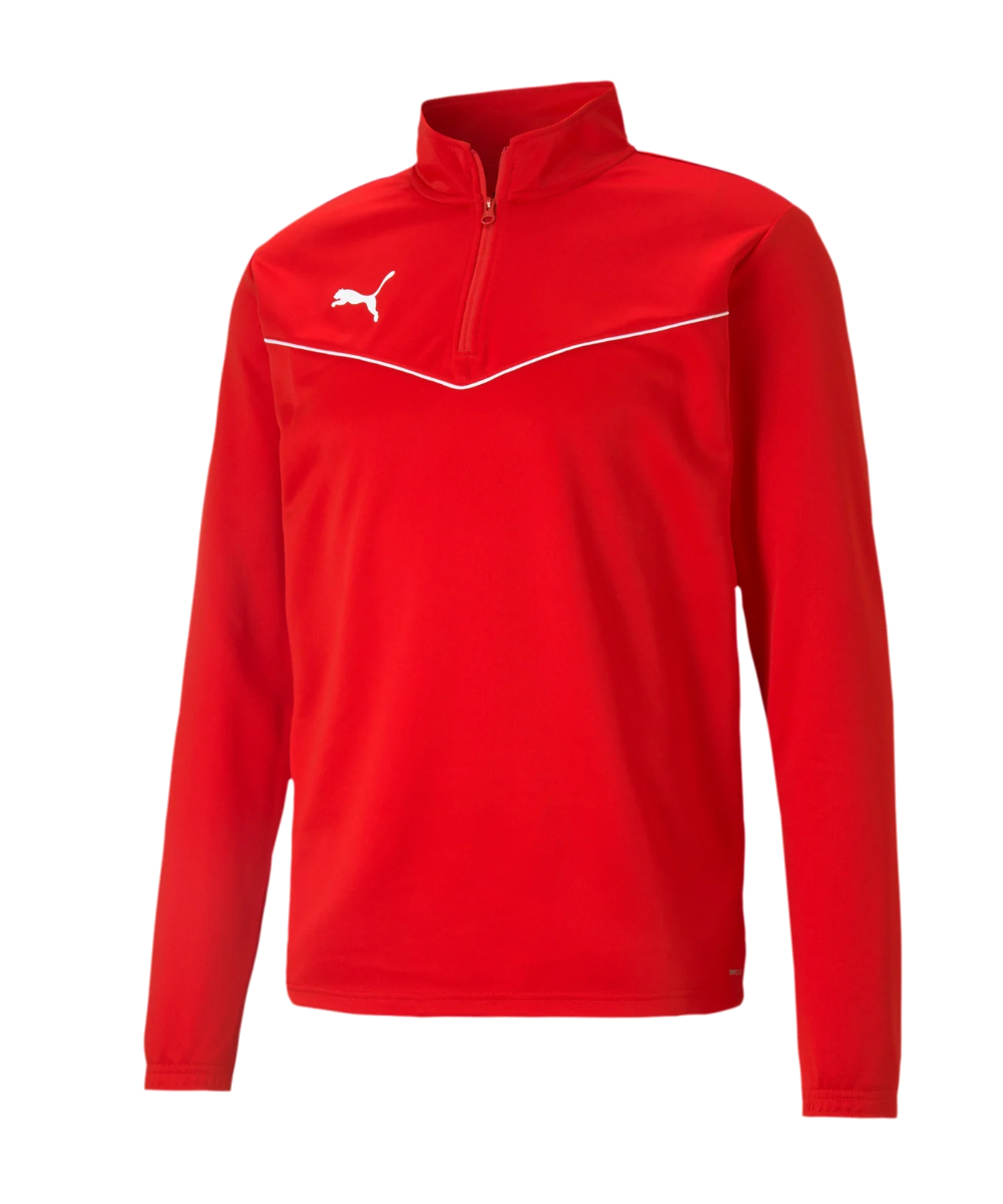 PUMA teamRISE HalfZip Sweatshirt Rot F01