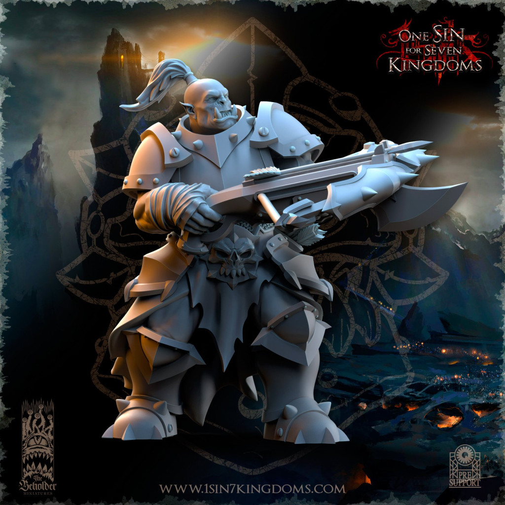 The Beholder Miniatures - Orcs - 8 Arbalétriers