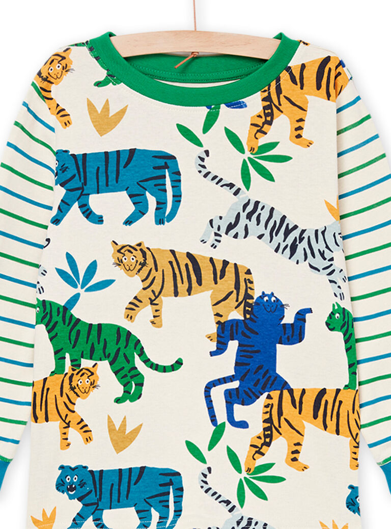 Pyjama à imprimé tigre