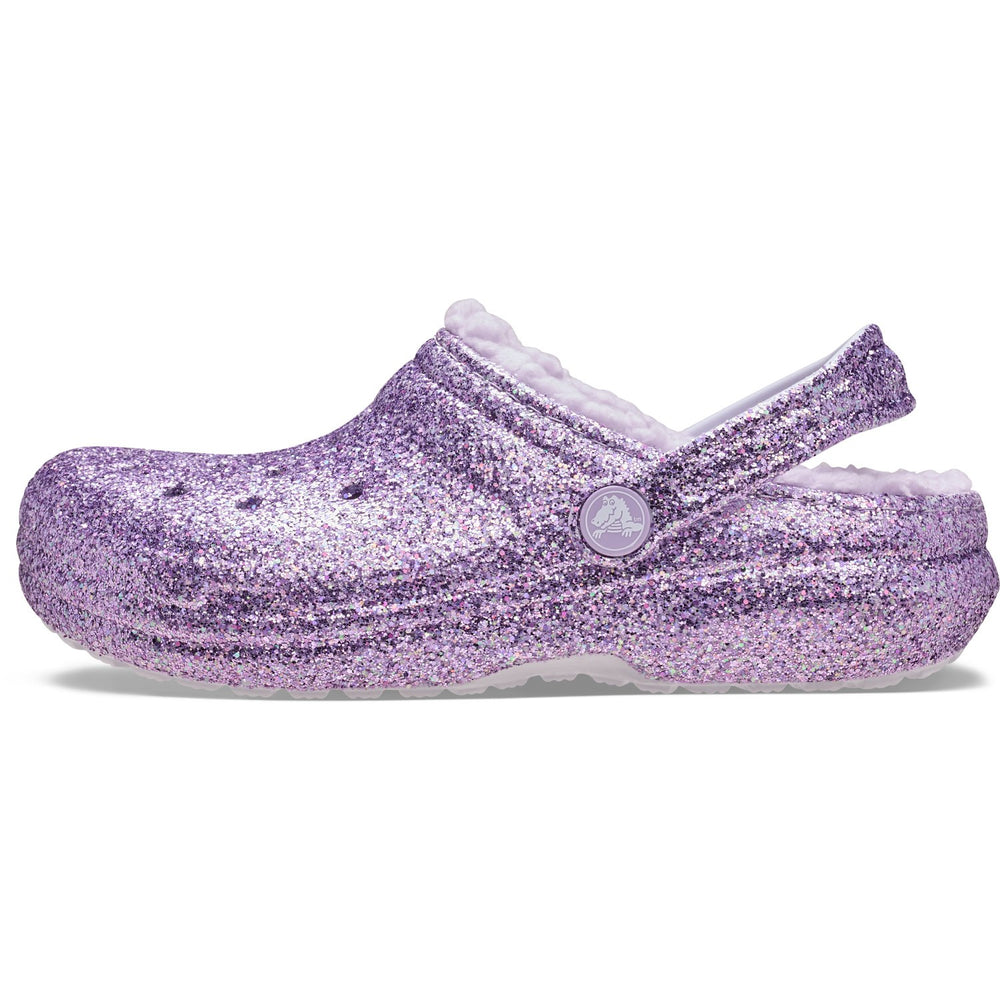 Køb Crocs Purple Moon Classic Lined Chunky Glitter