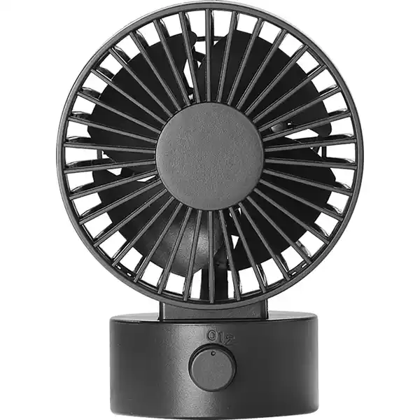 USB-Tischventilator, schwarz