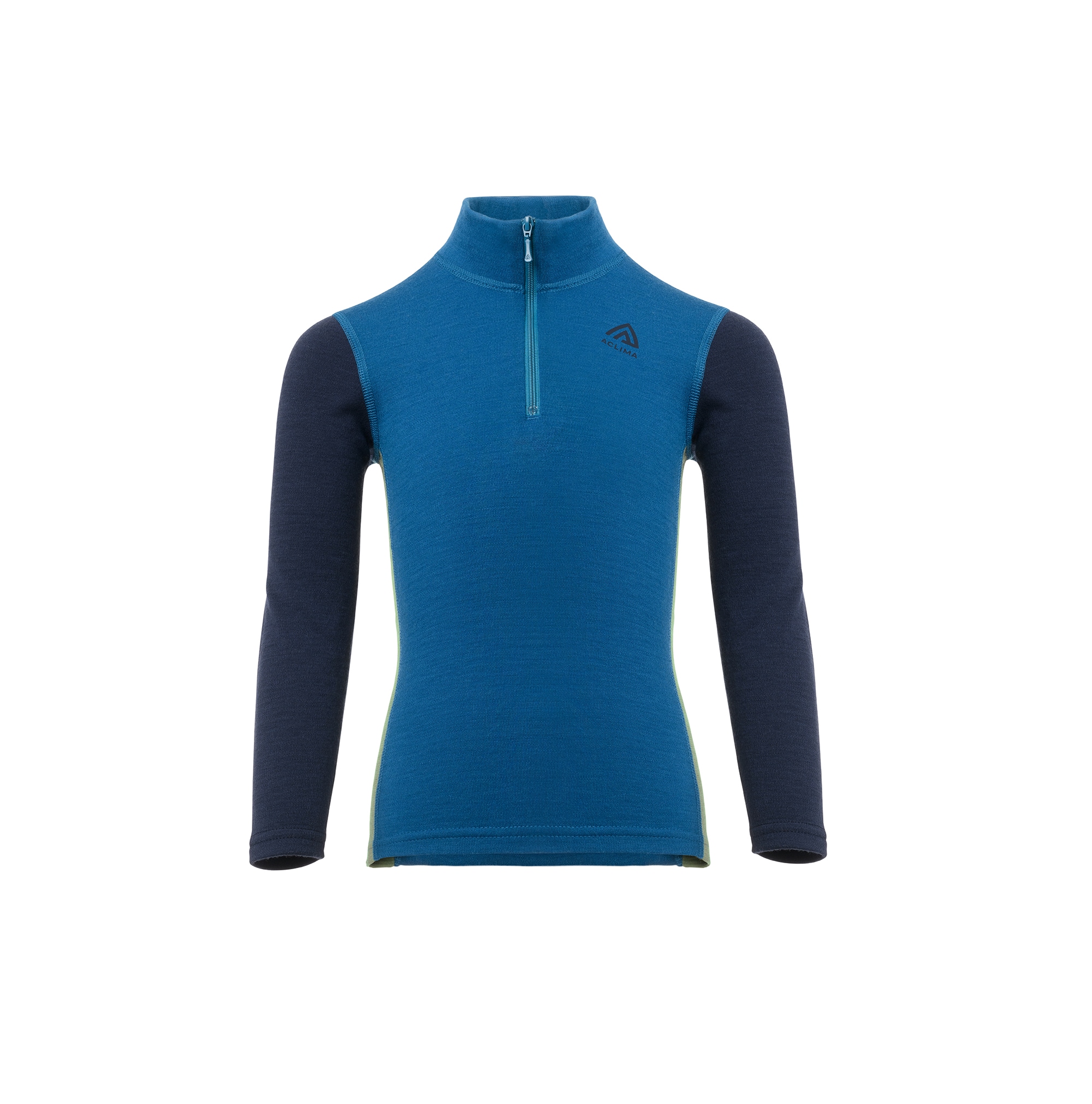 Aclima WarmWool Mockneck, Barn<br>Klassisk genser med høy hals og glidelås!