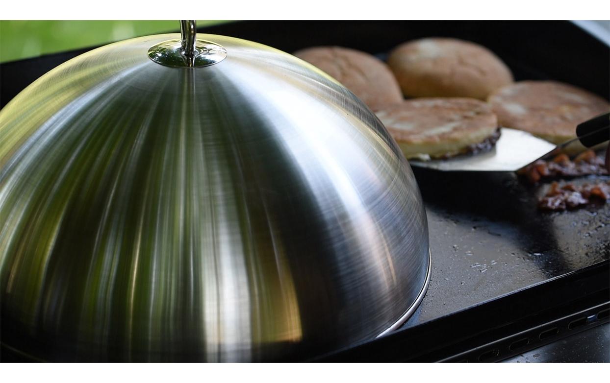 Grillhaube Premium PlanchaDeckel aus Edelstahl