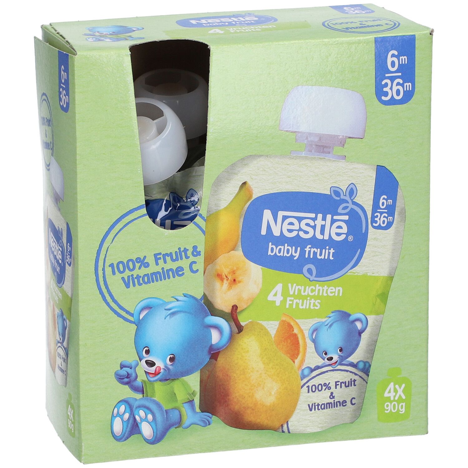 NESTLE Baby Fruit® Trinkflaschen mit 4 Früchten
