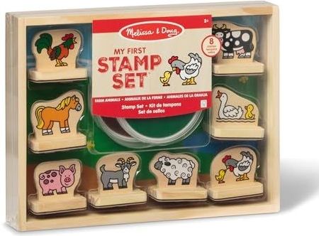 Melissa & Doug Boerderij Stempelset Afwasbare Inkt