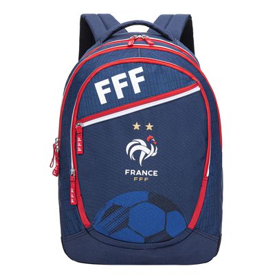 Sac à dos FFF - 2 compartiments - bleu - Quo Vadis