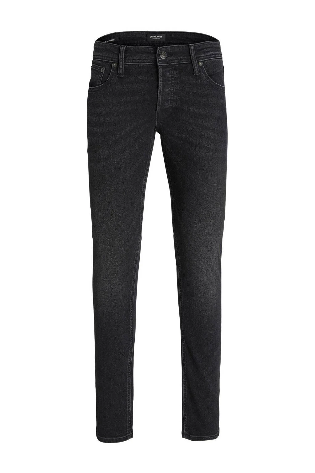 JACK & JONES low waist slim fit jeans JJIGLENN JJORIGINAL black denim