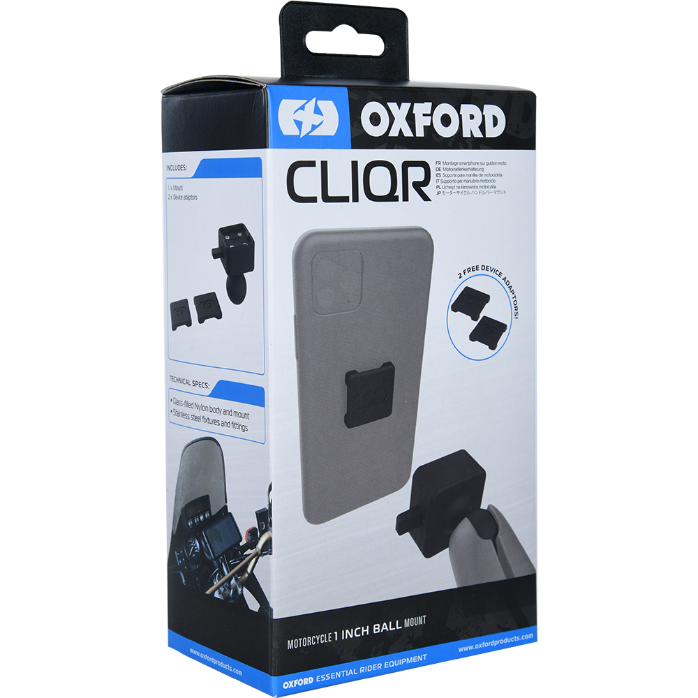 Oxford - Support smartphone CliqR avec boule 1 pouce