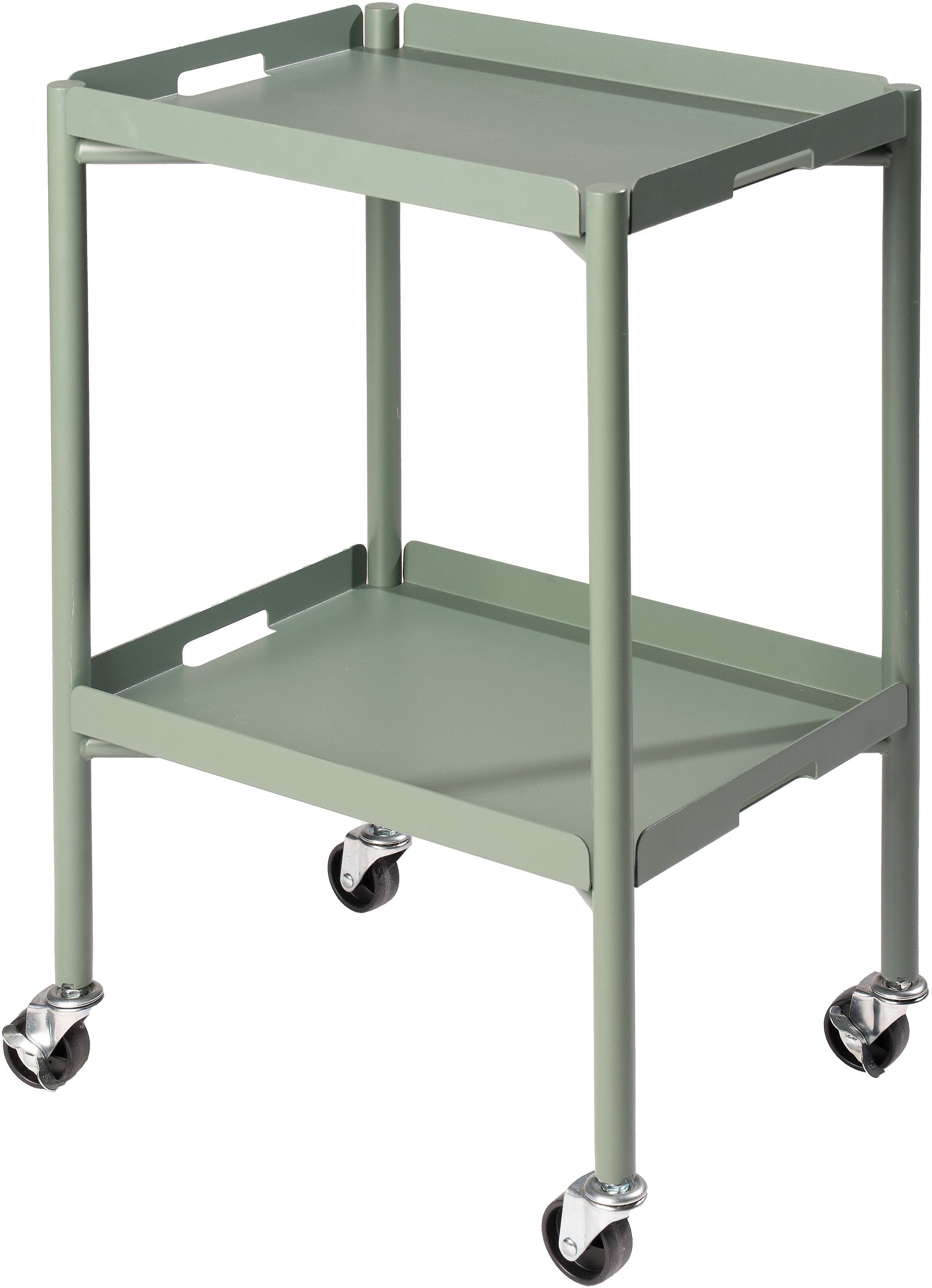 HOMEWORKS Trolley - Grün / B: 41.2 cm x T: 31.2 cm x H: 63.8 cm