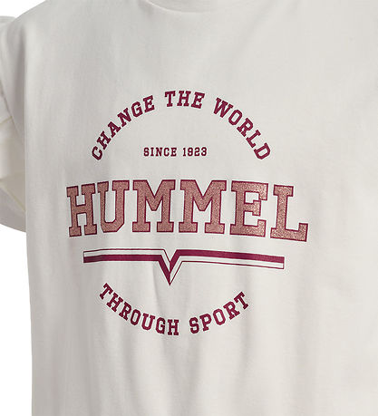 Hummel T-Shirt - hmlViolet - Marshmallow