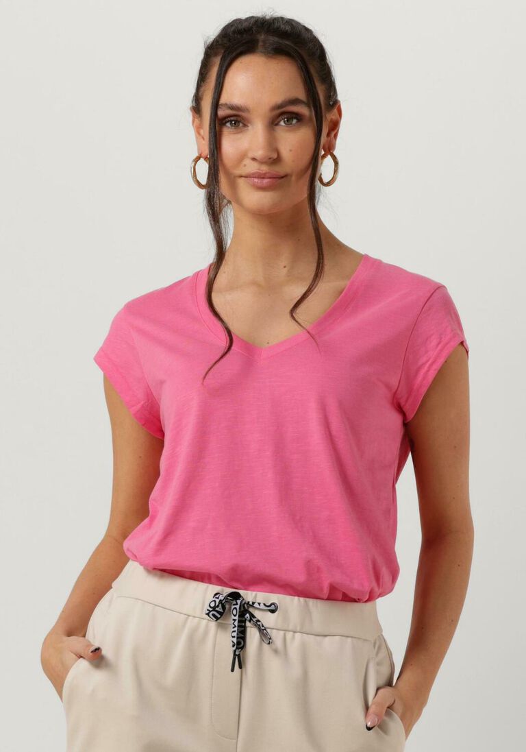 CC HEART roze cc heart t-shirt basic v-neck t-shirt