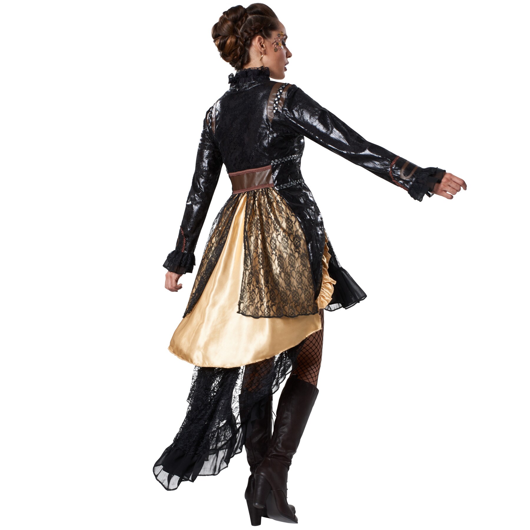 tectake® Frauenkostüm Steampunk Rebellin